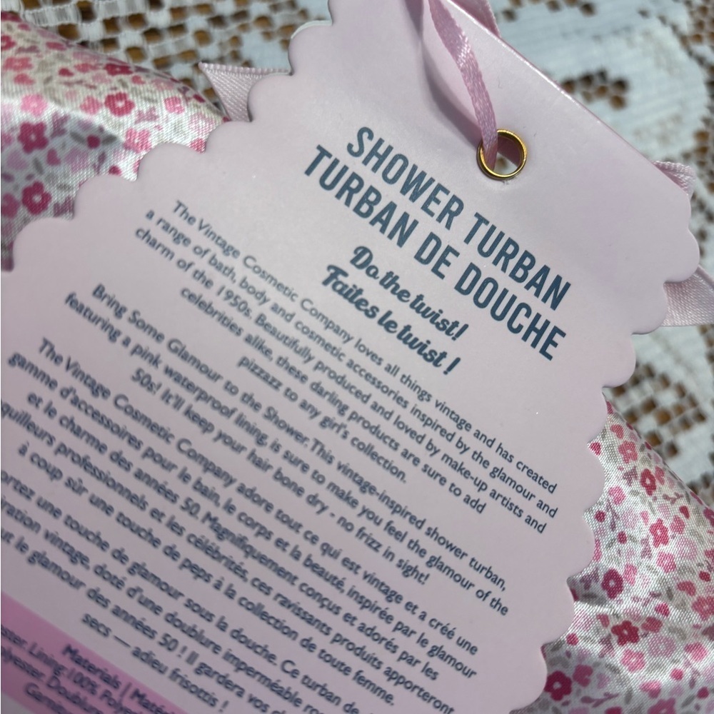 Pink Shower Turban - Picture 2 of 4